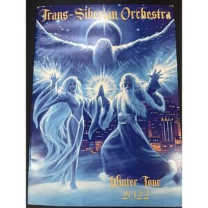 Trans Siberian‎ Orchestra Winter Tour 2022 official tour book Poster Included